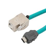 L-COM TRGIX605IN-TEL-1M ENET CORD, IX A PLUG-RJ45 JACK, 3.3