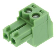AMPHENOL ANYTEK 20020004-D021B01LF TERMINAL BLOCK PLUGGABLE, 2 POSITION, 26