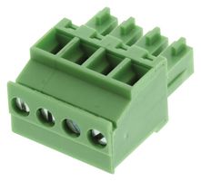 AMPHENOL ANYTEK 20020008-D041B01LF 接线端子块, 插入式, 4路, 28-16AWG