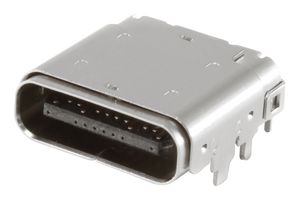 PULSE ELECTRONICS E8124-015-01 连接器, USB 3.1 C型, 母, 10G, 通孔安装/SMT