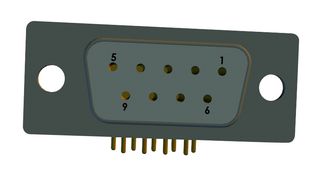 NORCOMP 774-E25-213R461 连接器, D-SUB, 母, 25路, 焊接