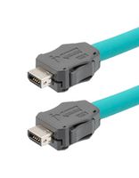 L-COM TRGIX601IN-TEL-20CM ENET CORD, CAT6A, IX A PLUG-PLUG, 7.9"