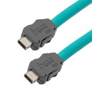 L-COM TRGIX602IN-TEL-30CM 以太网 线缆, 线缆, CAT6A, IX B公-B公/11.8英寸