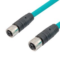 L-COM TRG609-T6T-05M 传感器 线缆, M12 母-母, 1.6英尺 CONNE