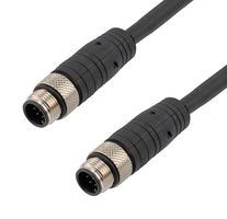 L-COM TRG861-P6B-5M SENSOR CORD, M12 PLUG-PLUG, 16.4FT