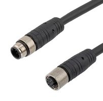 L-COM TRG862-P6B-1M 传感器 线缆, M12 公-母, 3.3英尺 CONNE
