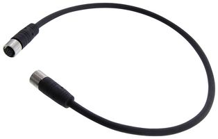 L-COM TRG863-P6B-05M 传感器 线缆, M12 母-母, 1.6英尺 CONNE