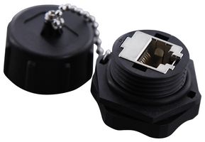 L-COM WBRJC6A-110 COUPLER, CAT6A RJ45-110 PUNCHDOWN JACK