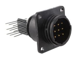 AMP - TE CONNECTIVITY 1-207303-4. CIR CONNECTOR, 16POS, RCPT, FLANGE