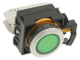 IDEC CW4P-1EQ4G. 面板安装指示器, 发光二极管, 22MM, 绿色