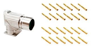 AMPHENOL SINE/TUCHEL MA5RAE1201S-KIT 传感器连接器, M23, 母, 12路, 面板