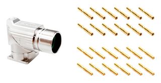 AMPHENOL SINE/TUCHEL MA5RAP1202S-KIT 传感器连接器, M23, 母, 12路, 面板