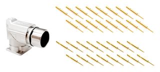 AMPHENOL SINE/TUCHEL MA7RAE1601-KIT 传感器连接器, M23, 母, 16路, 面板