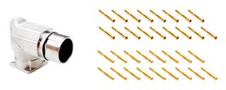 AMPHENOL SINE/TUCHEL MA7RAE1701S-KIT 传感器连接器, M23, 母, 17路, 面板