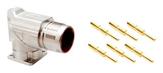 AMPHENOL SINE/TUCHEL MB5RJN0601-KIT 传感器连接器, M23, 母, 6路, 面板
