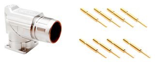 AMPHENOL SINE/TUCHEL MB5RJN0801-KIT 传感器连接器, M23, 母, 4SIG+4PWR, 面板
