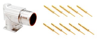 AMPHENOL SINE/TUCHEL MB5RJN0901-KIT 传感器连接器, M23, 母, 4SIG+5PWR, 面板