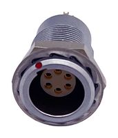 NORCOMP 820B006-203RF01 圆形连接器, 母, 6路, 面板