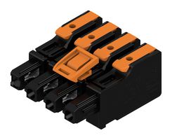 WEIDMULLER 8000078355. TERMINAL BLOCK, PLUGGABLE, 4POS, 12AWG