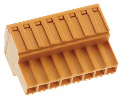 WEIDMULLER 1597420000. 插入式接线端子块, 8触芯, 28-14AWG