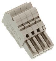 WEIDMULLER 1815220000. TERMINAL BLOCK, PLUGGABLE, 4POS, 12AWG
