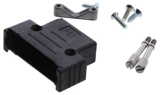 AMPHENOL COMMUNICATIONS SOLUTIONS 10070163-01LF D-SUB HOOD, 180DEG, DA, THERMOPLASTIC