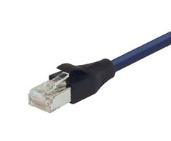 L-COM TRD695SCR-BL-25 ENET CABLE, CAT6, RJ45 PLUG-PLUG, 25FT