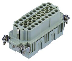 TE CONNECTIVITY T2050642201-007. HEAVY DUTY INSERT, RCPT, 32+PE, 12AWG