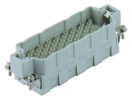TE CONNECTIVITY T2051283101-007. 重载连接器嵌芯, 公, 64+PE, 12AWG