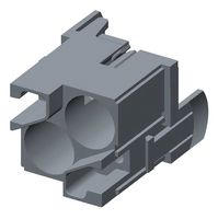 TE CONNECTIVITY T2111027101-701. 重载连接器嵌芯, 公, 2路, 14AWG
