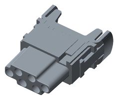 TE CONNECTIVITY T2111062201-007. 重载连接器嵌芯, 母, 6路, 12AWG