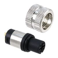 NORCOMP 858-004-20SRLS4 传感器连接器, M12, 4路, 母, 电缆