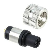 NORCOMP 858-004-20TRLS4 传感器连接器, M12, 4路, 母, 电缆