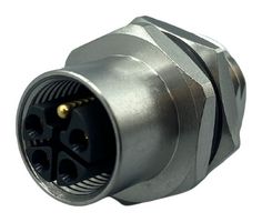 NORCOMP 859-LP5-20SR004 传感器连接器, M12, 5路, 母, 面板