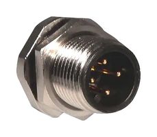 NORCOMP 859-004-10SR004 传感器连接器, M12, 4路, 公, 面板