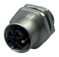 NORCOMP 860-LP5-21SR004 传感器连接器, M12, 5路, 母, 面板