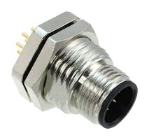NORCOMP 860-008-11SR004 传感器连接器, M12, 8路, 公, 面板