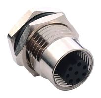NORCOMP 860-008-21SR004 SENSOR CONN, M12, 8POS, RCPT, PANEL