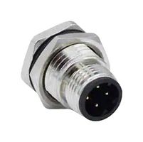 NORCOMP 860RD04-11SR004 传感器连接器, M12, 4路, 公, 面板