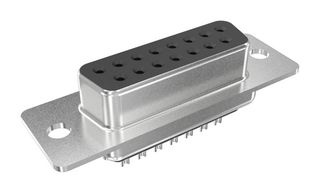 AMPHENOL COMMUNICATIONS SOLUTIONS NFD17A15SB2E1BA 连接器, D-SUB 连接器, 母, 15路, DA, 焊杯