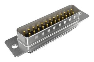 AMPHENOL COMMUNICATIONS SOLUTIONS FCE17B25PM280 FILTERED D-SUB CONN, PLUG, 25POS, DB/PNL