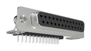 AMPHENOL COMMUNICATIONS SOLUTIONS FCE17B25SC49B 滤波 D-SUB 连接器, 直角型母, 25路, DB