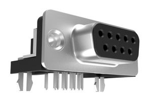 AMPHENOL COMMUNICATIONS SOLUTIONS FCE17E09SB450 滤波 D-SUB 连接器, 直角型母, 9路, DE