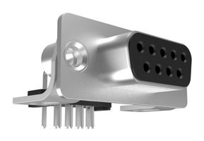 AMPHENOL COMMUNICATIONS SOLUTIONS FCE17E09SC44B 滤波 D-SUB 连接器, 直角型母, 9路, DE