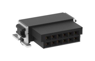 ERNI - TE CONNECTIVITY 154740-E 连接器, 直角型连接器, 12路, 2排, 1.27MM, SMT