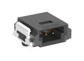 ERNI - TE CONNECTIVITY 214011-E 连接器, 直角型 针座, 2路, 1排, 1.27MM