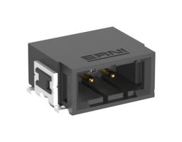 ERNI - TE CONNECTIVITY 234832-E 连接器, 直角型 针座, 2路, 1排, 2.54MM
