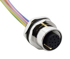 MUELLER ELECTRIC AI-T00212 传感器 线缆, 12P M12 母-自由线端/19.7英寸