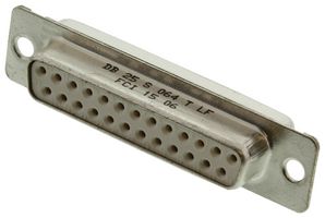 AMPHENOL COMMUNICATIONS SOLUTIONS DBP25S065TLF 连接器, D-SUB, 母, 25路, 焊接