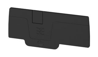 WEIDMULLER 2486640000. END PLATE, WEMID, BLACK